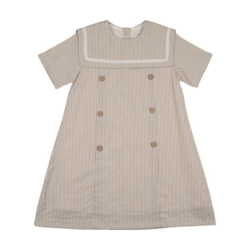 BONJOY Shabbos Sailor Stripe Short Sleeve Dress BTSS26014SSD