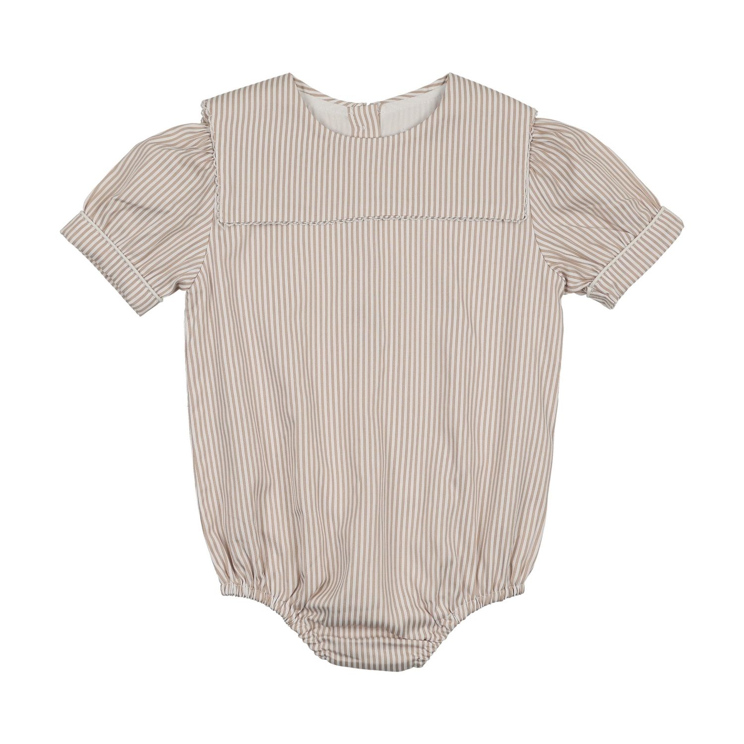 BONJOY Shabbos Sailor Stripe Romper - Girl BTSS26014GR