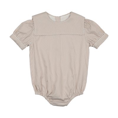 BONJOY Shabbos Sailor Stripe Romper - Girl BTSS26014GR