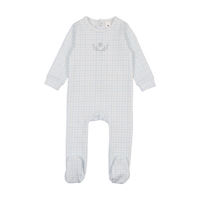 BONJOY Dainty Grid Footie BLSS260016F