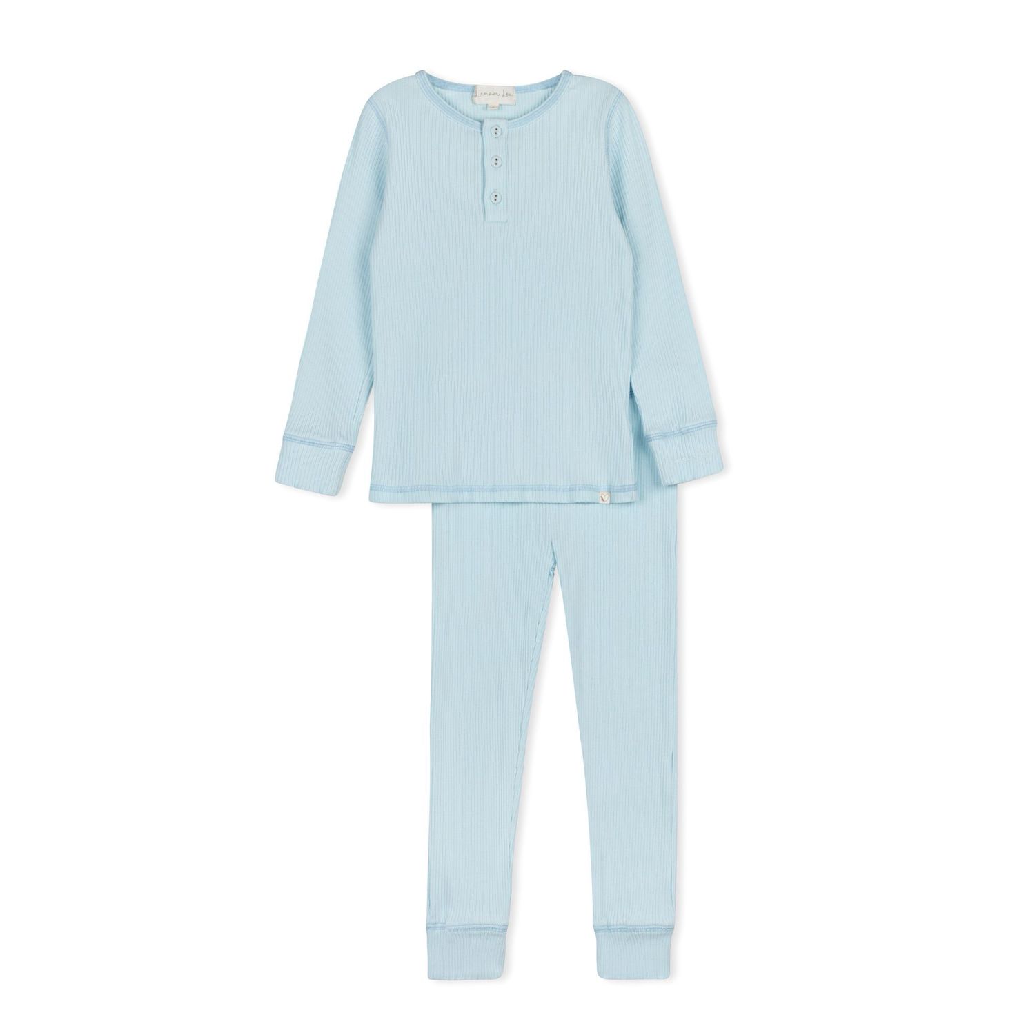 L'amour Lou Ribbed Henley pj LLS29-B