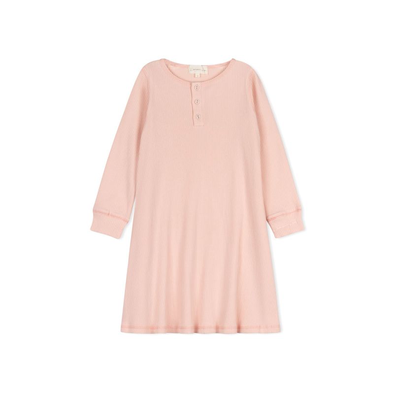 L'amour Lou RIBBED HENLEY NIGHTGOWN LLS31