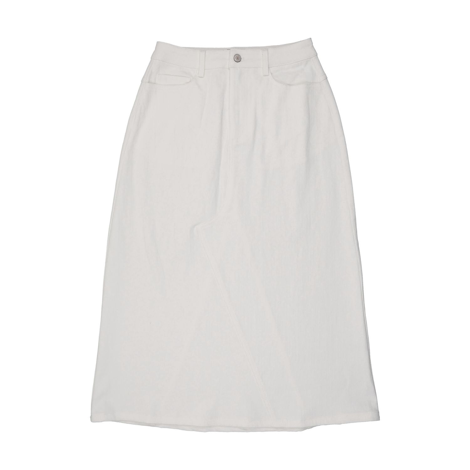 TEELA A-Line Denim Maxi Skirt E016C