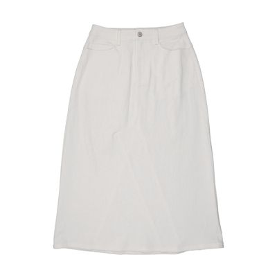 TEELA A-Line Denim Maxi Skirt E016C