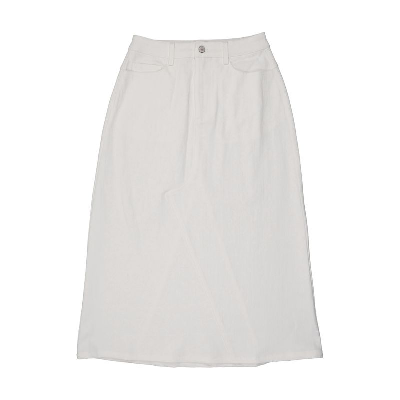 TEELA A-Line Denim Maxi Skirt E016C