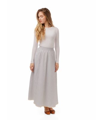 LUELLA Grey And White Skirt TS6346S-A