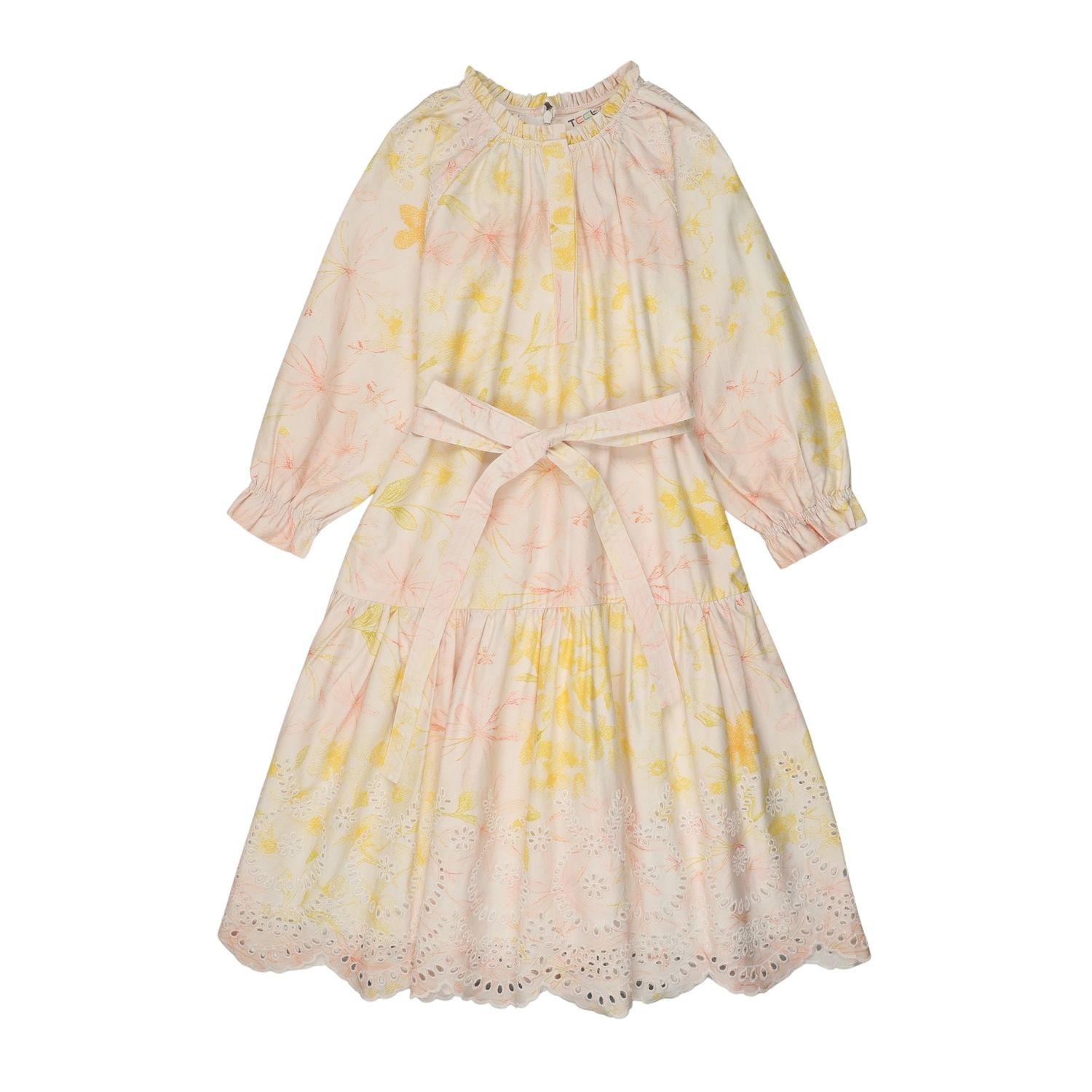 TEELA GIRLS Eyelet Tie Dress 22-300