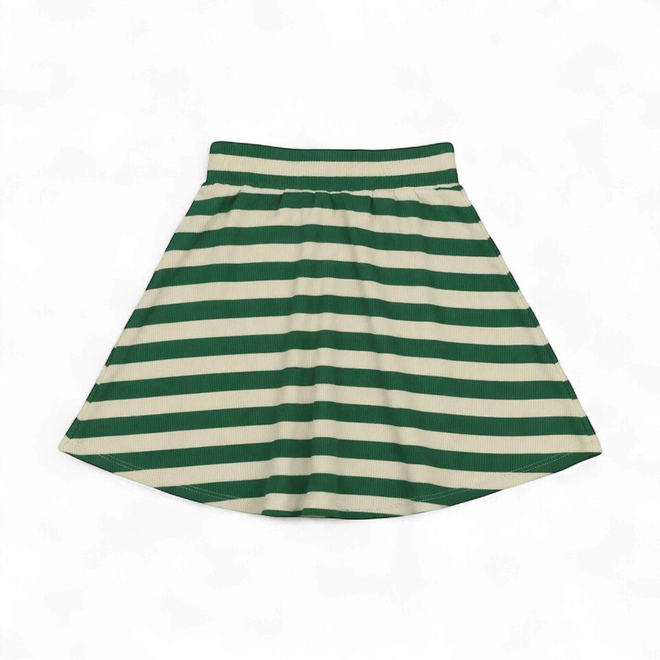BONJOY BTSS26005SK Embroidered Stripe Skirt