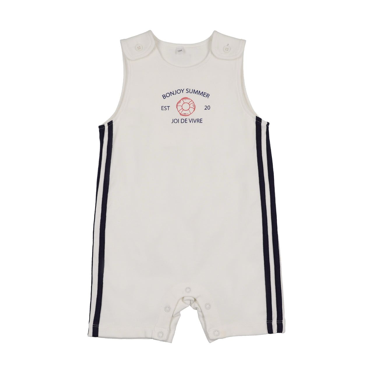 BONJOY BTSS26004R Bonjoy Summer Romper - Boy