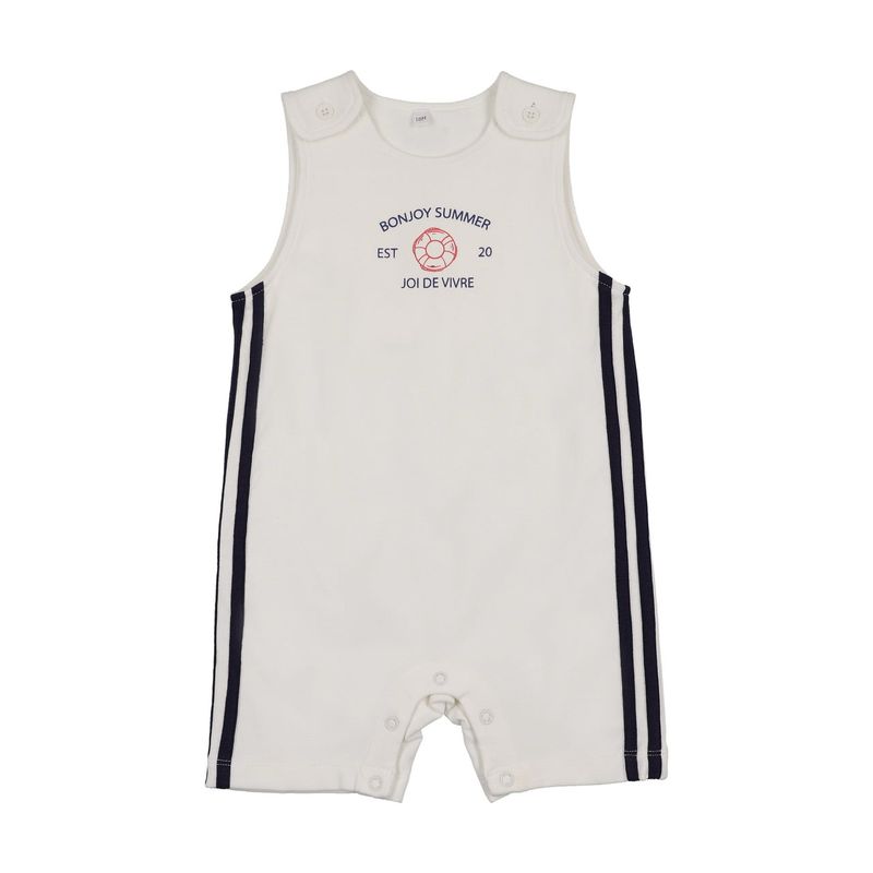 BONJOY BTSS26004R Bonjoy Summer Romper - Boy