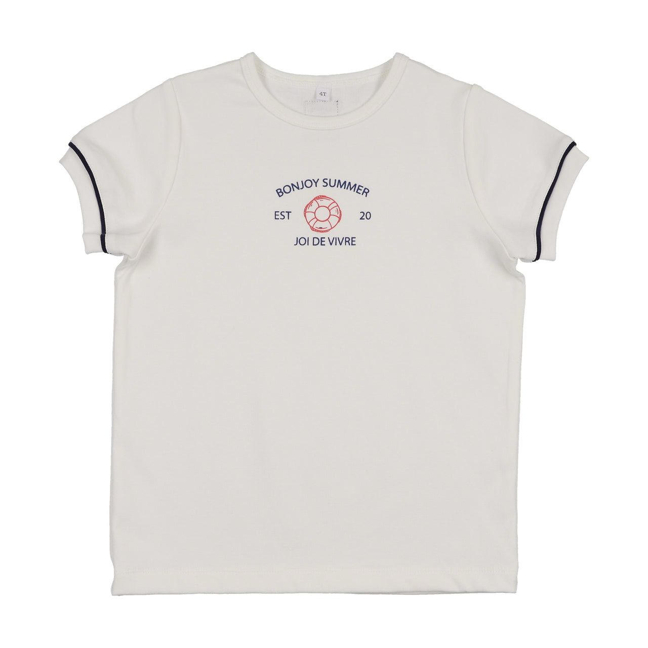 BONJOY BTSS26004BT Bonjoy Summer Short Sleeve T-Shirt - Boy