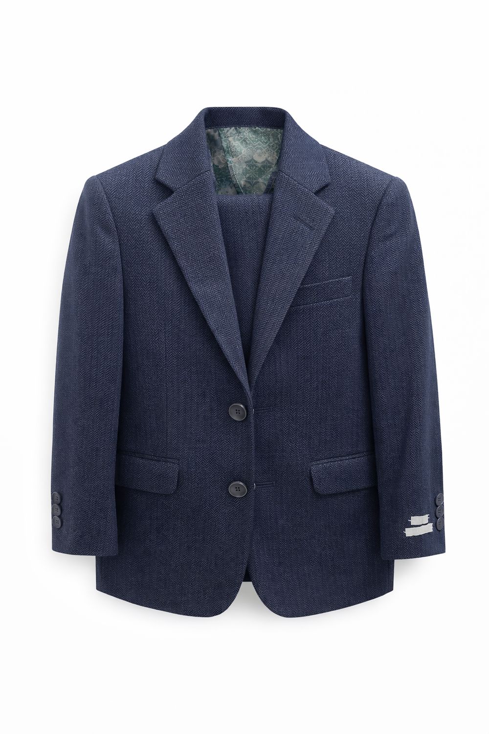 TO BOYS NAVY SLIM SUIT 505S