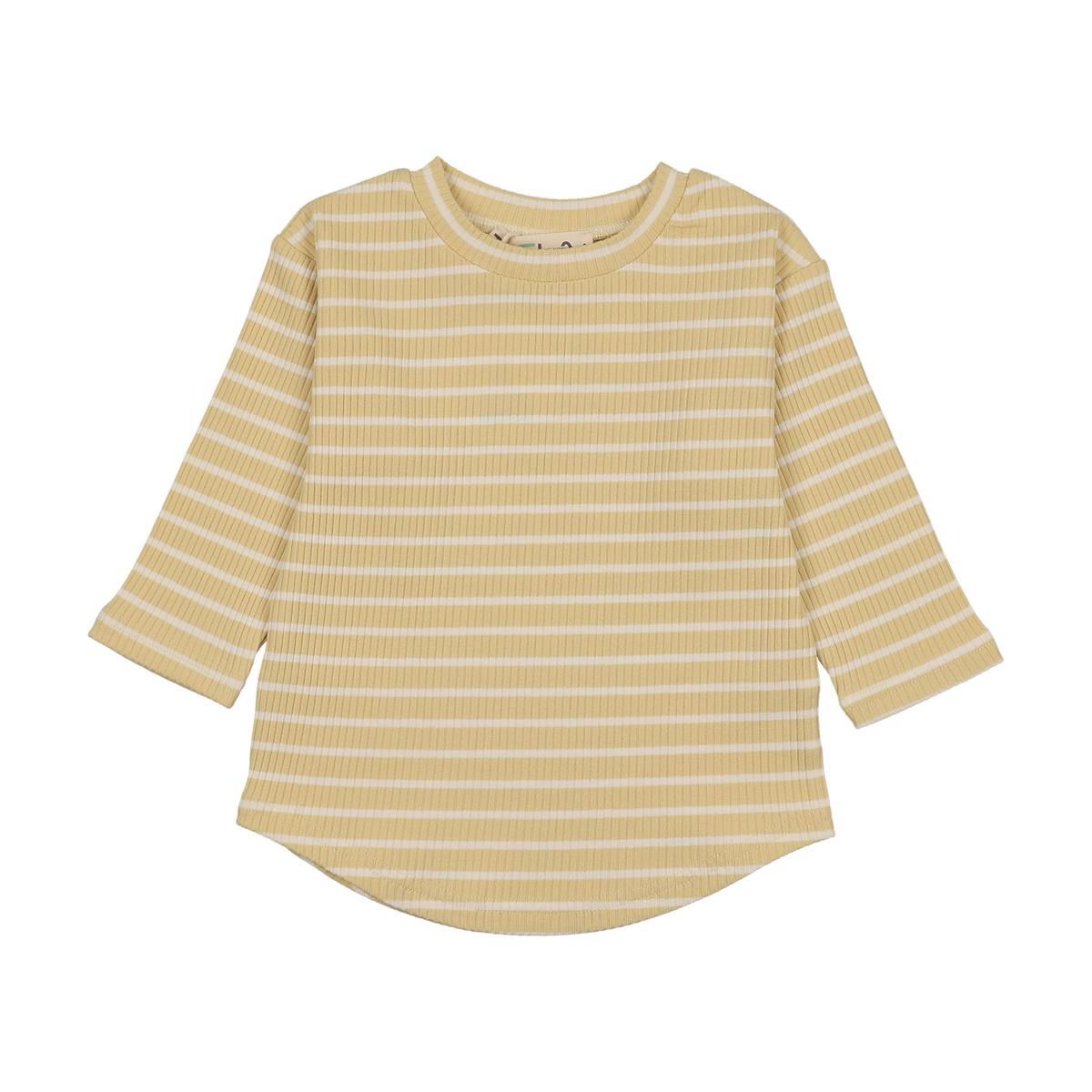 TEELA GIRLS Stripe Ribbed Tee 22-133B