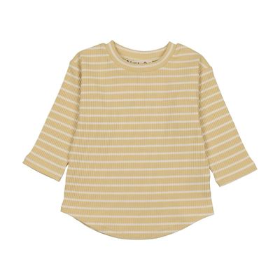 TEELA Stripe Ribbed Tee 22-133B