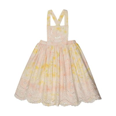 TEELA GIRLS Eyelet Print Jumper 22-301