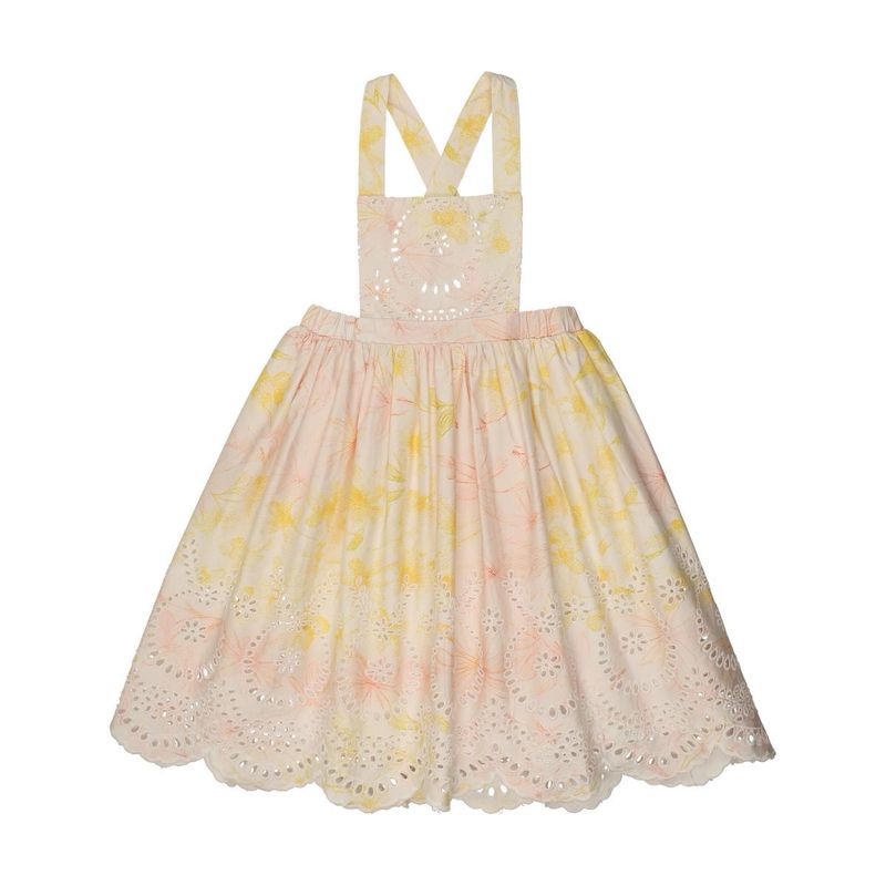 TEELA GIRLS Eyelet Print Jumper 22-301