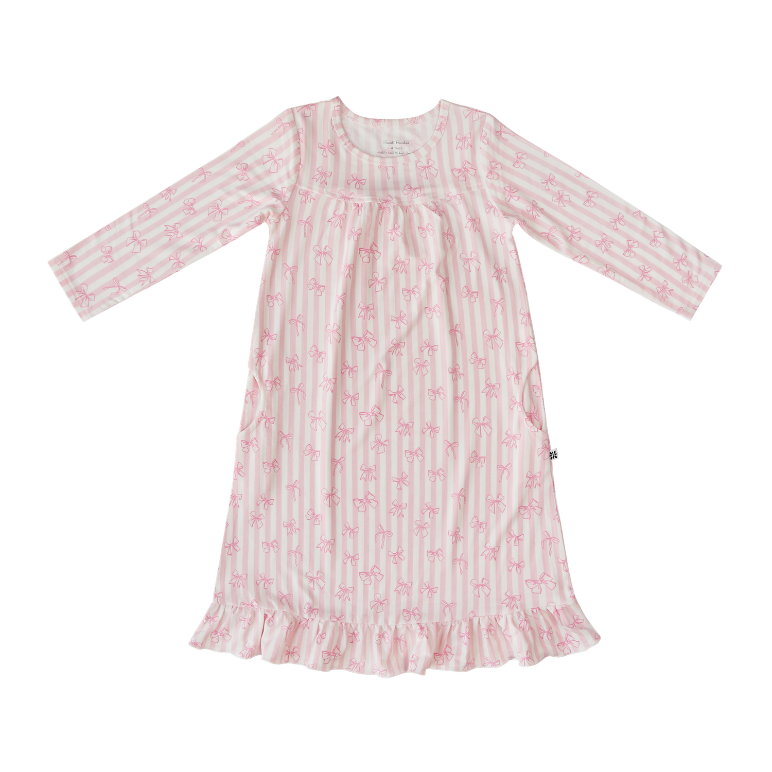 SWEET BAMBOO L/S Boho Dress - Tie The Knot