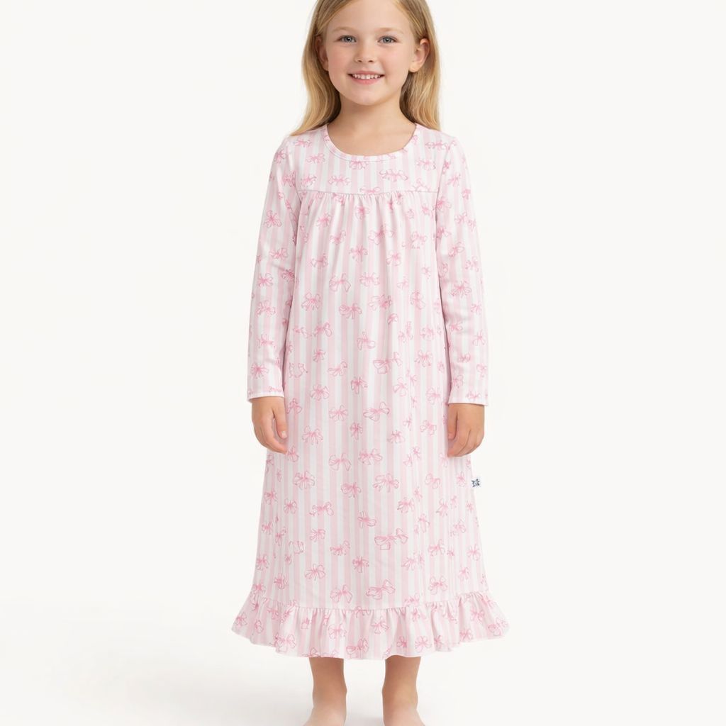 SWEET BAMBOO L/S Boho Dress - Tie The Knot