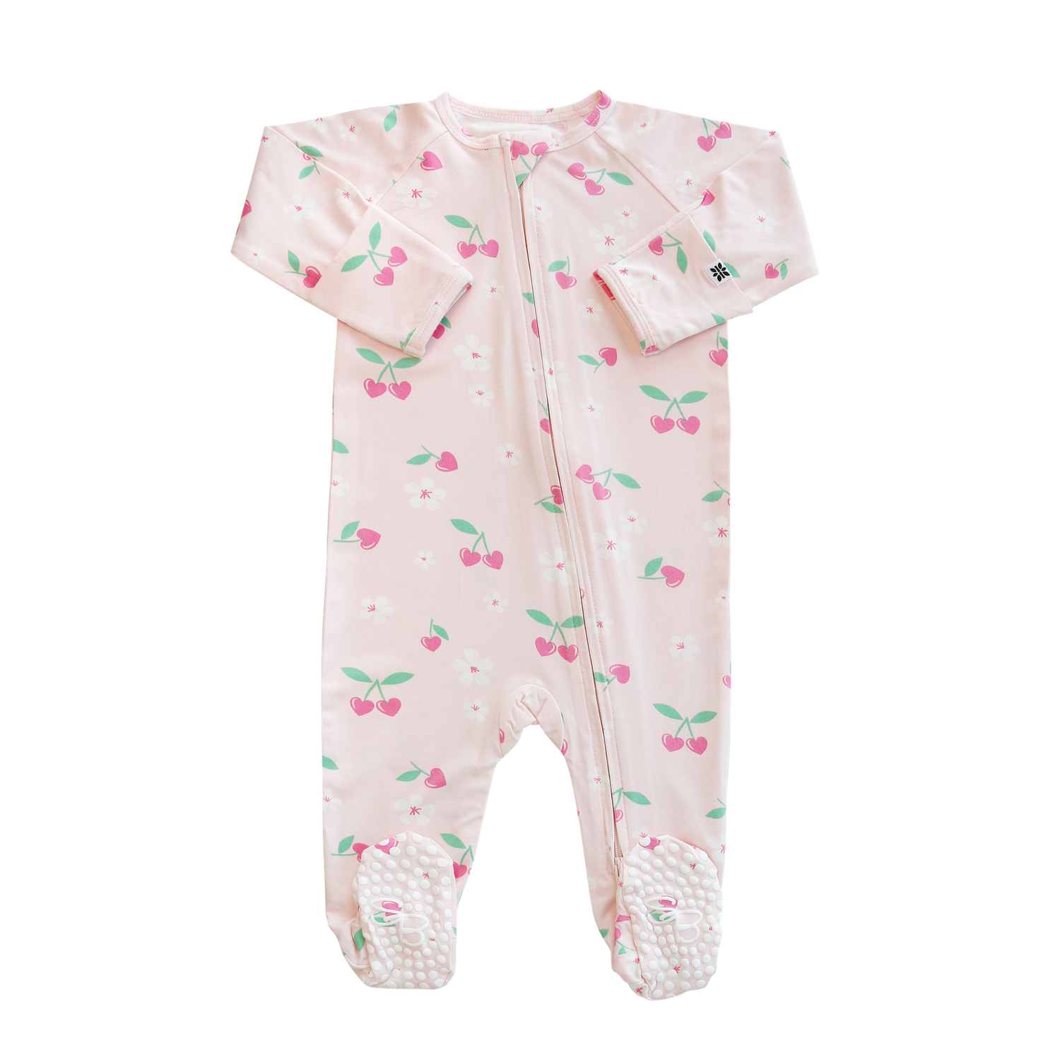 SWEET BAMBOO Zipper Footie - Sweetness