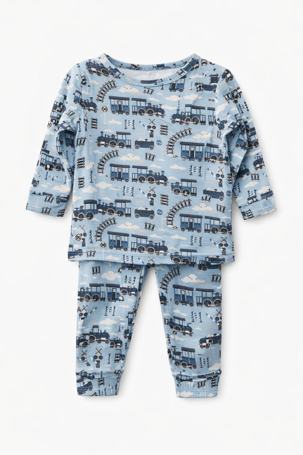 SWEET BAMBOO Big Kid Pajama - Choo Choo