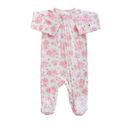 SWEET BAMBOO Zipper Footie - Miss Dior