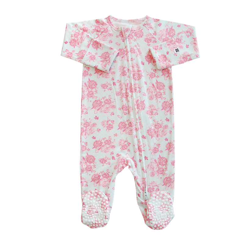 SWEET BAMBOO Zipper Footie - Miss Dior