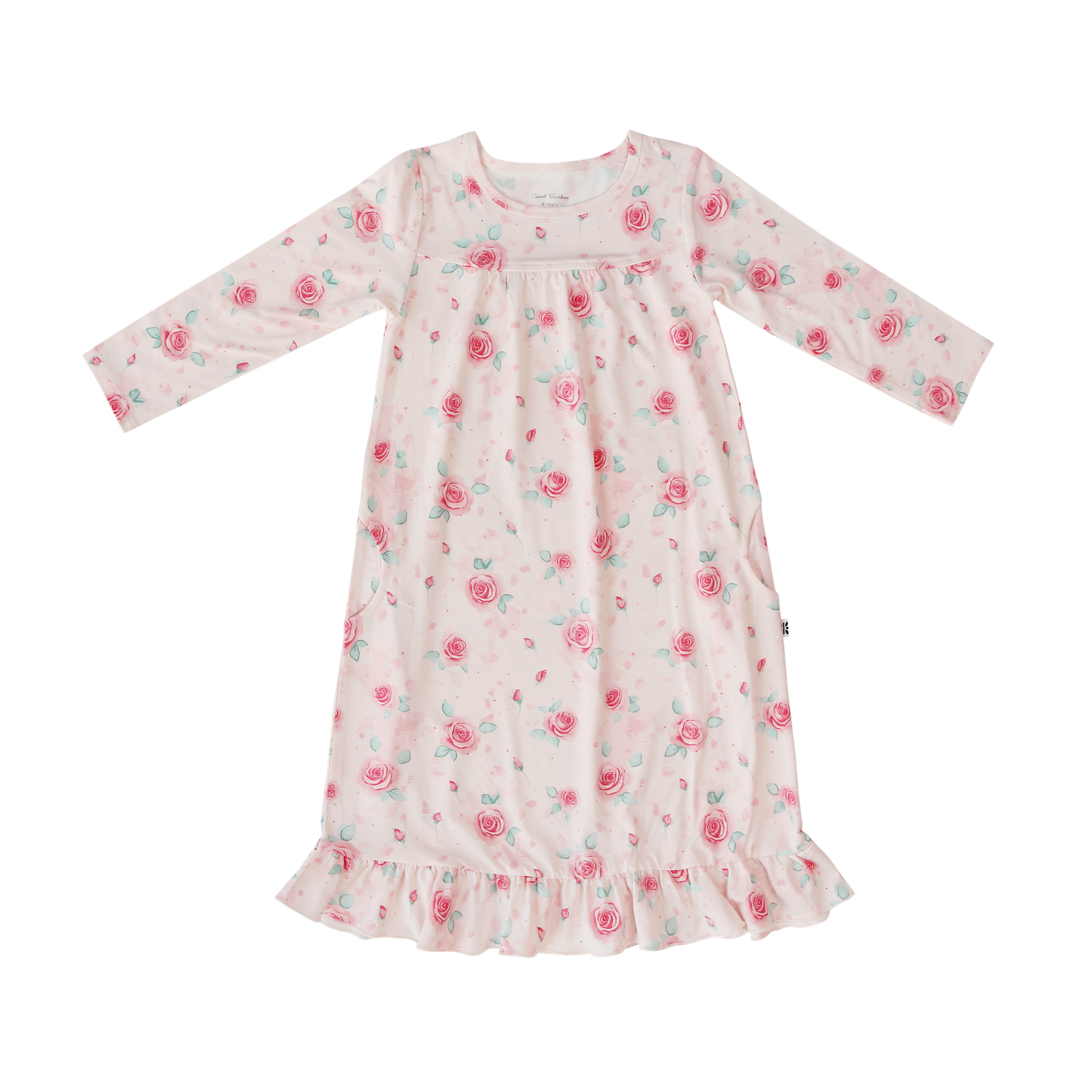 SWEET BAMBOO L/S Boho Dress - Sweet Little Rose