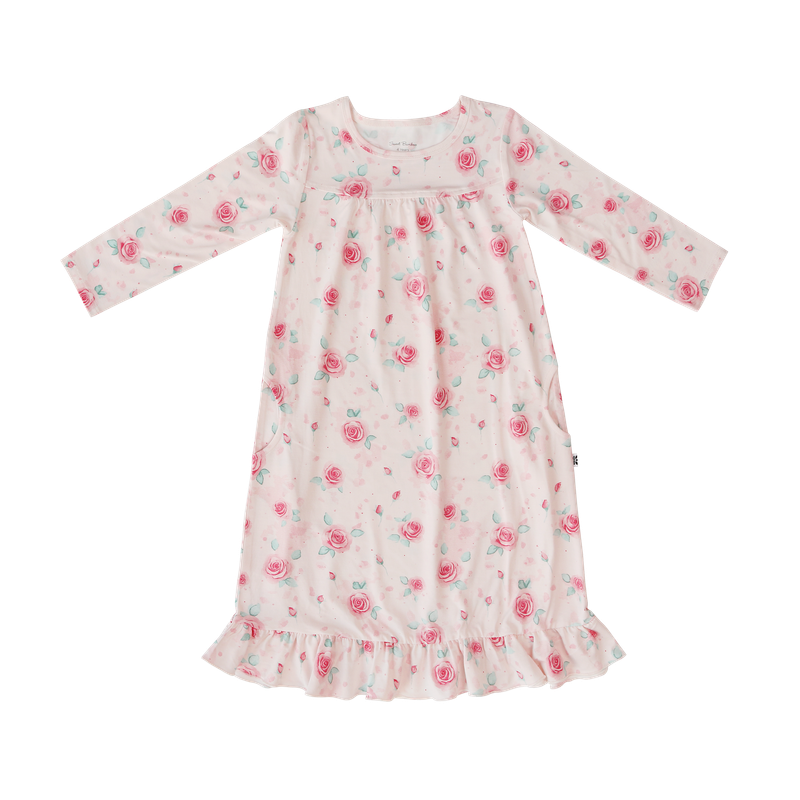 SWEET BAMBOO L/S Boho Dress - Sweet Little Rose