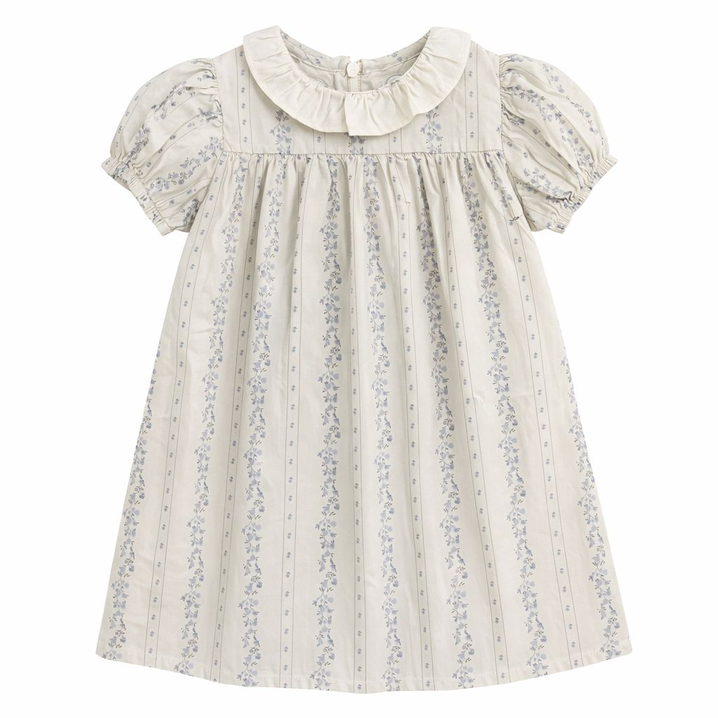 MANIERE FLORAL VINAL SHORT SLEEVE DRESS FVDS