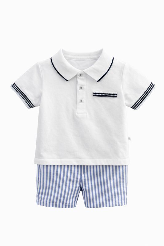 Deolinda DBV26617 2 Piece Set Polo w/Shorts