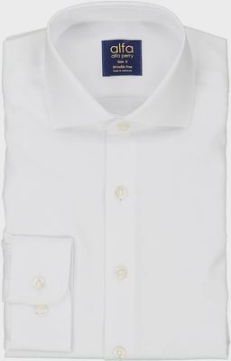 ALPHA PERRY SLIM FIT WHITE BOYS DRESS SHIRT