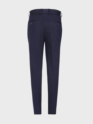 T.o Collection Boys Navy Knit Dress pants