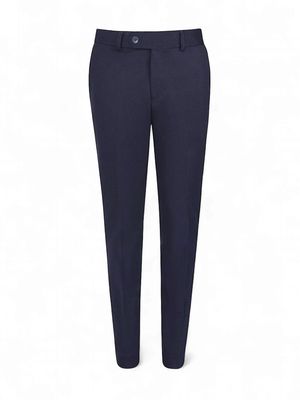 T.o Collection Boys Navy Knit Dress pants