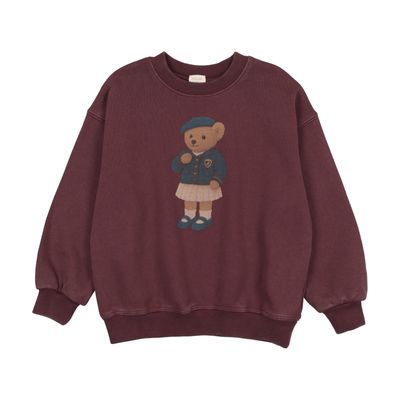 Lil Legs BEAR SWEATSHIRT GIRL AF26S549-K AW26
