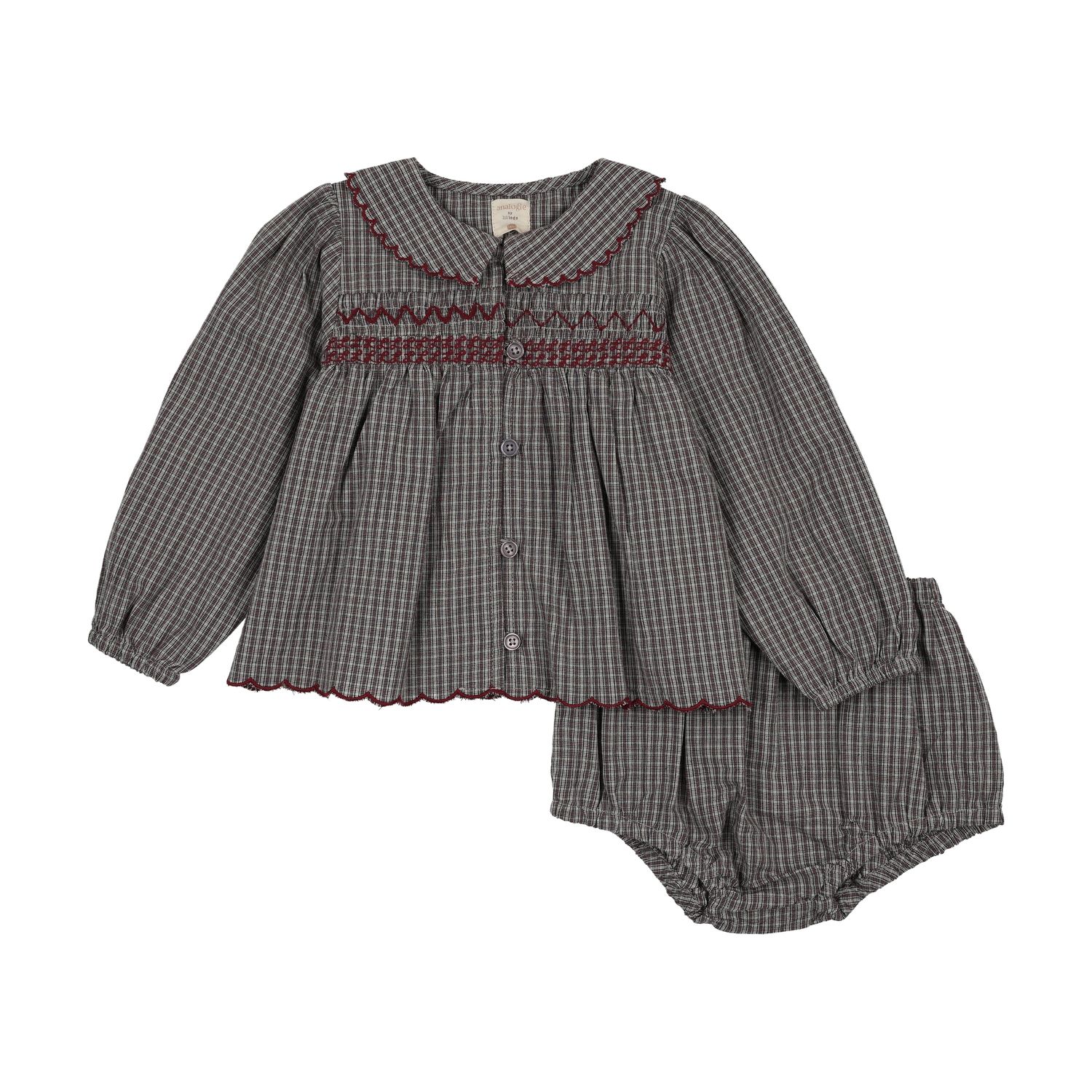 Lil Legs PLAID EDITION GIRLS TODDLER SET AF26TP501-K AW26