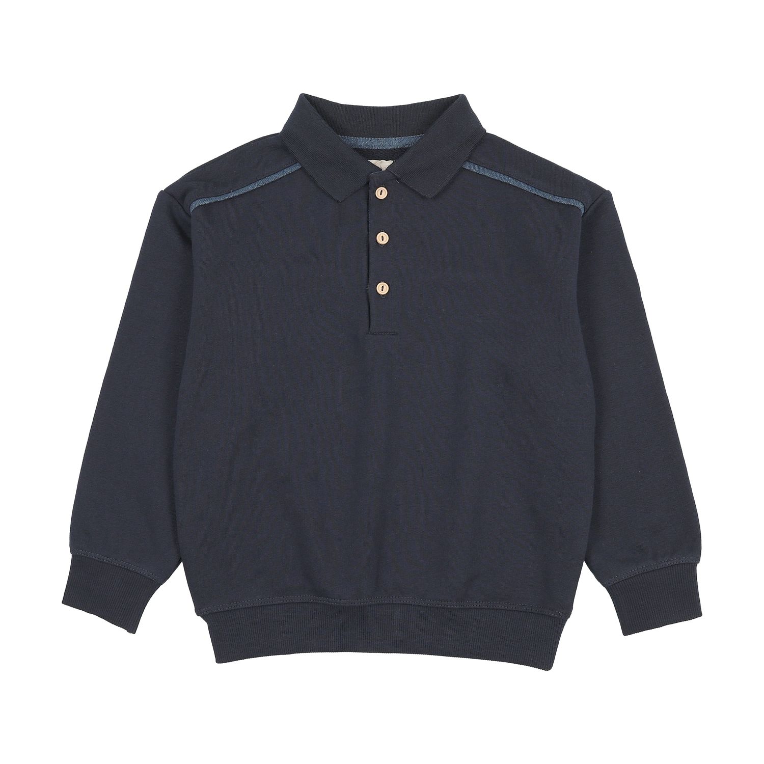 Lil Legs SWT CMPGN DENIM TRIM POLO SWEATSHIRT AF26S536-K AW26