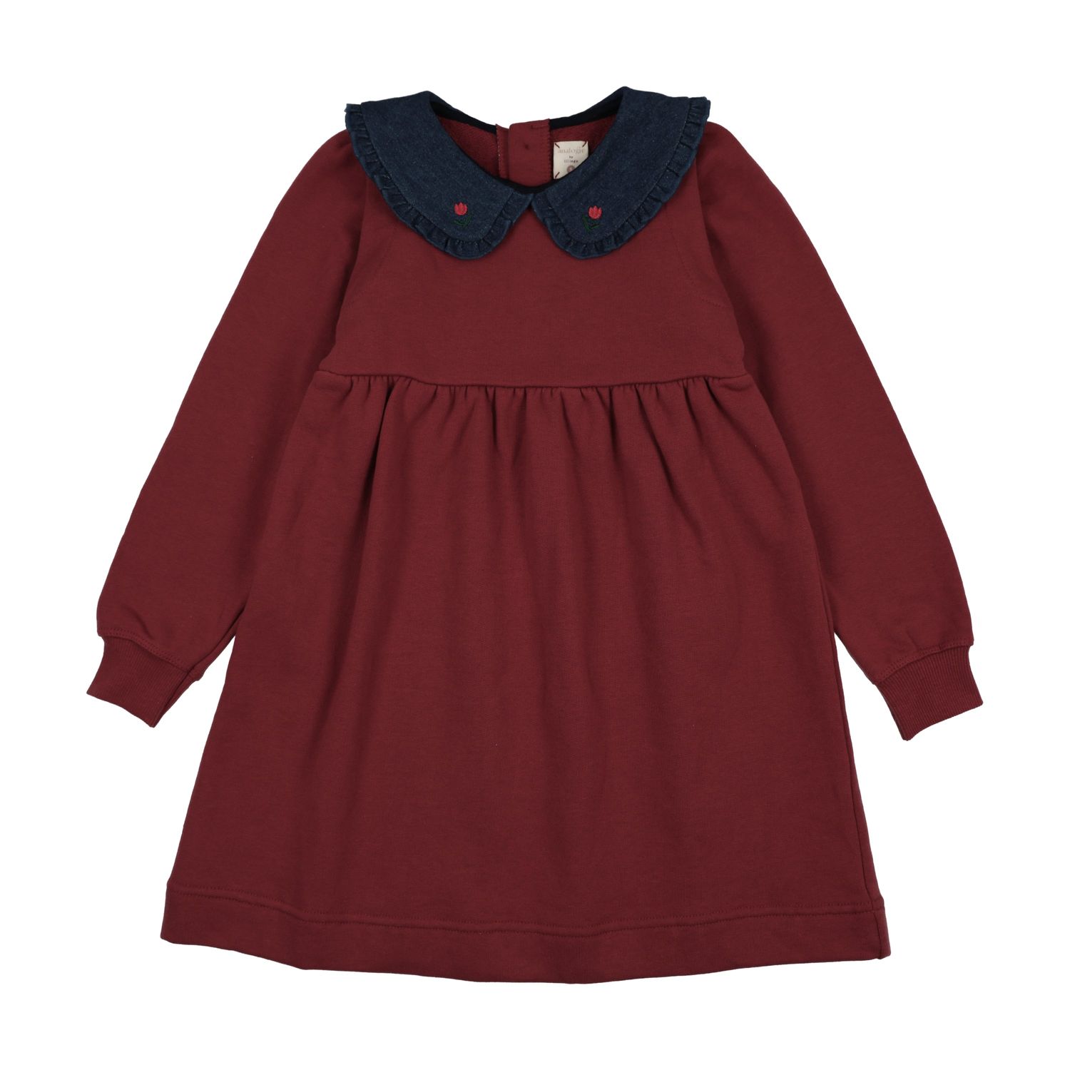 Lil Legs SWT CMPGN DNM COLLAR SWEATSHIRT DRESS AF26D223-K AW26