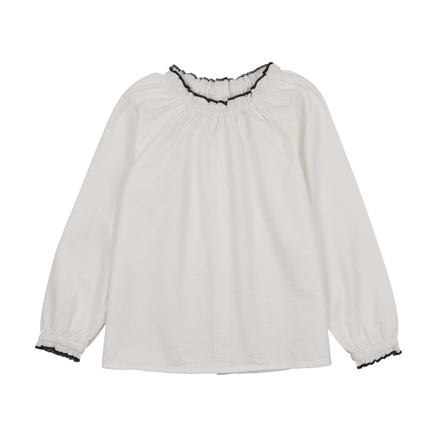 Lil Legs RUFFLE TRIM BLOUSE AF26T727-T AW26