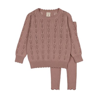 Lil Legs GIRLS KNIT SET AF26TP410-K AW26