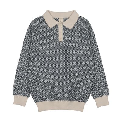 Lil Legs HEIRLOOM KNITS BOYS COLLARED SWEATER AF26S544-K AW26