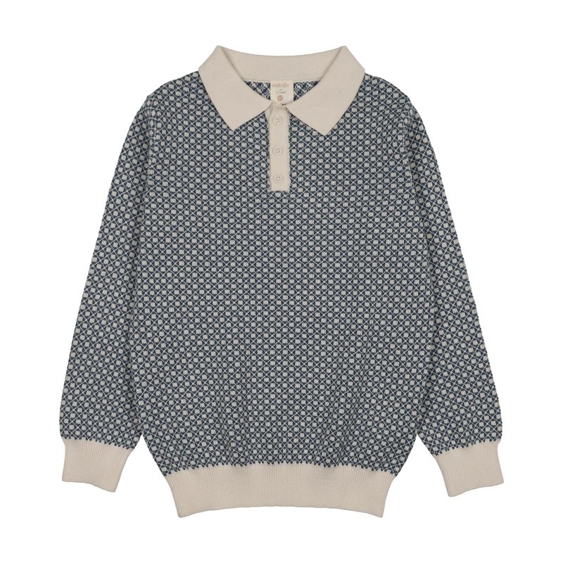 Lil Legs HEIRLOOM KNITS BOYS COLLARED SWEATER AF26S544-K AW26