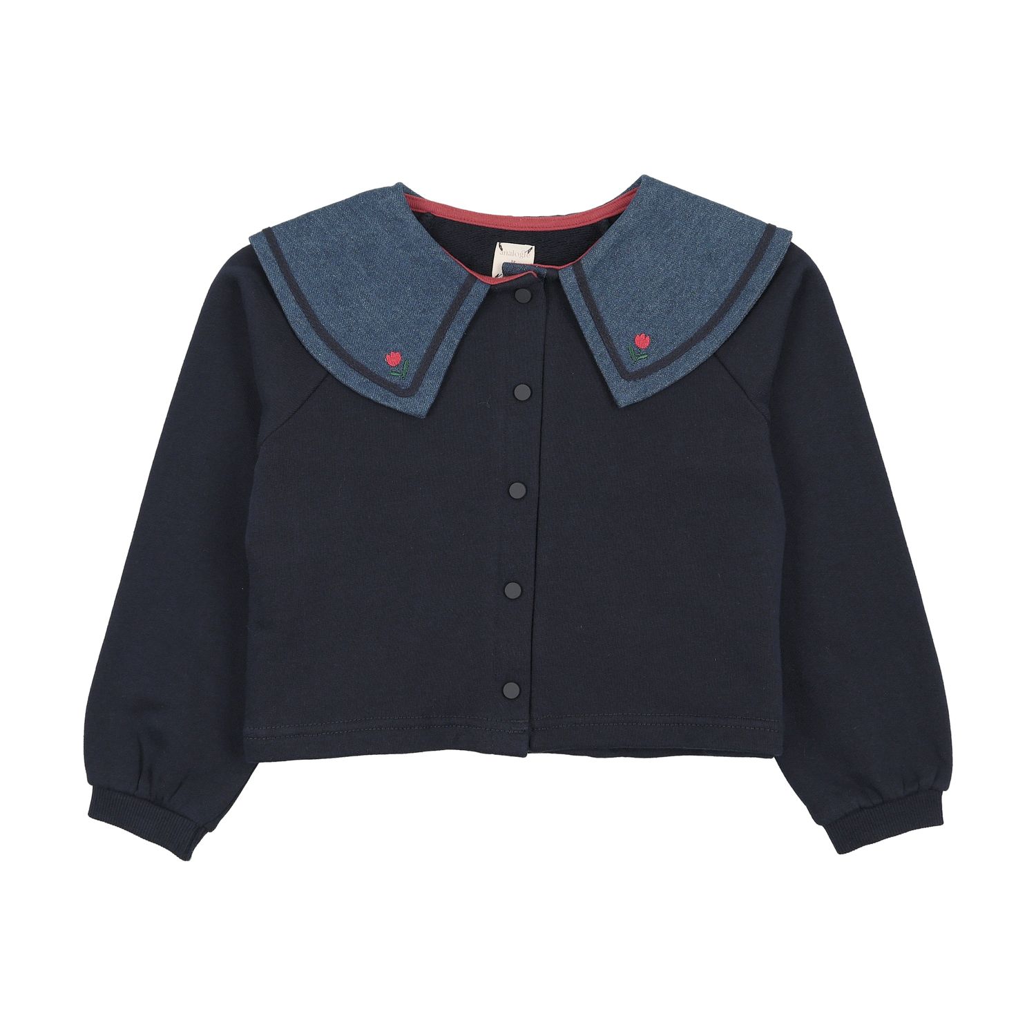 Lil Legs SWT CMPGN SAILOR COLLAR CARDIGAN AF26S526-K AW26