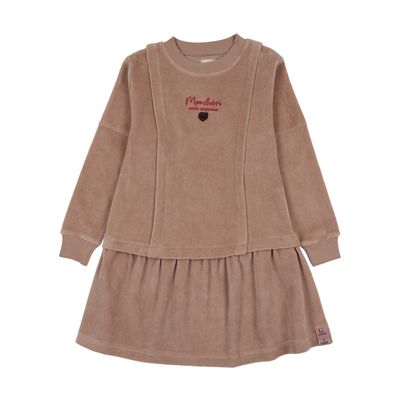 Lil Legs VELOUR DRESS AF26D206-K AW26