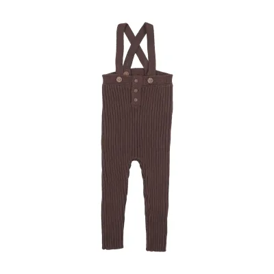 Lil Legs TODDLER RIB KNIT OVERALL AF26R619-K AW26