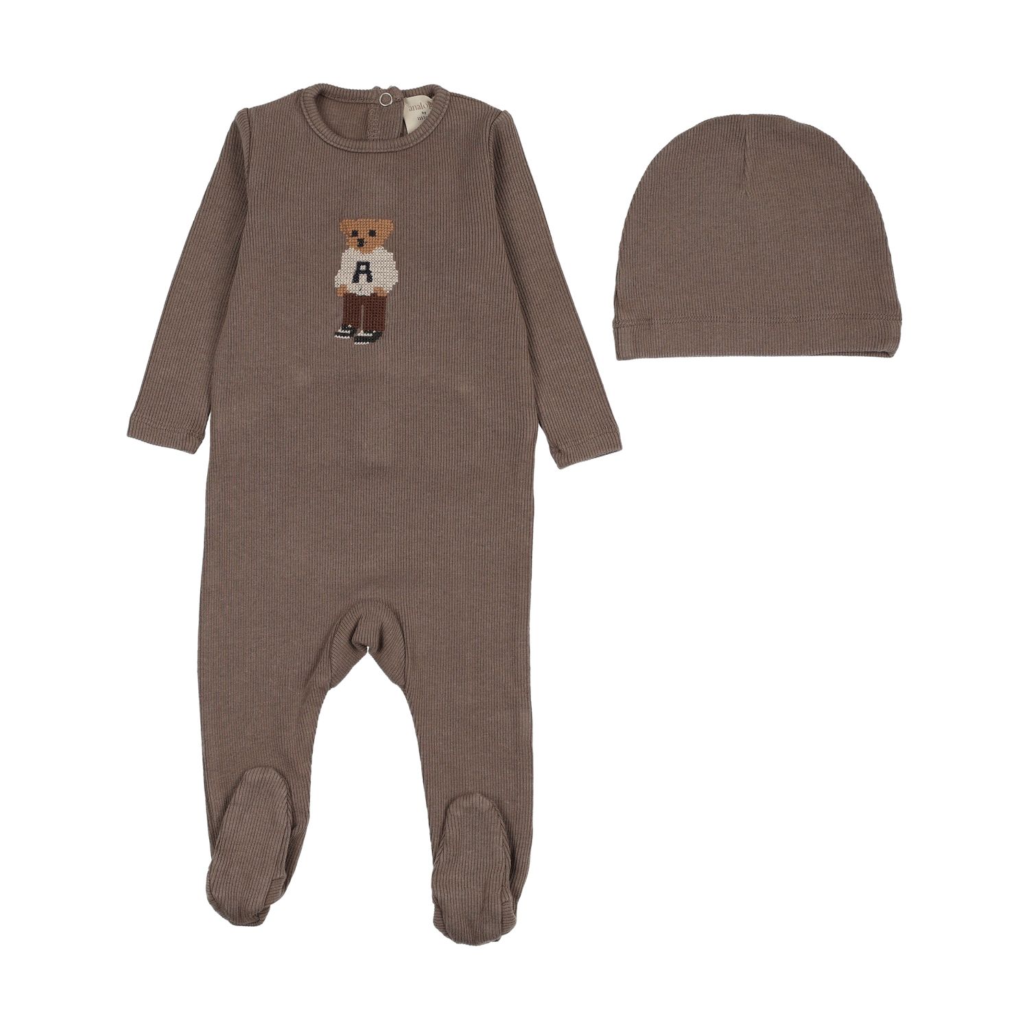 Lil Legs BEAR FOOTIE SET AF26S326B AW26