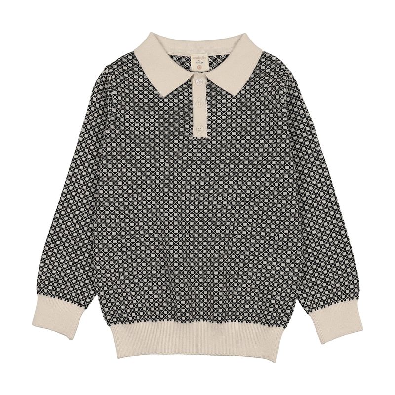 Lil Legs HEIRLOOM KNITS BOYS COLLARED SWEATER AF26S544-T AW26