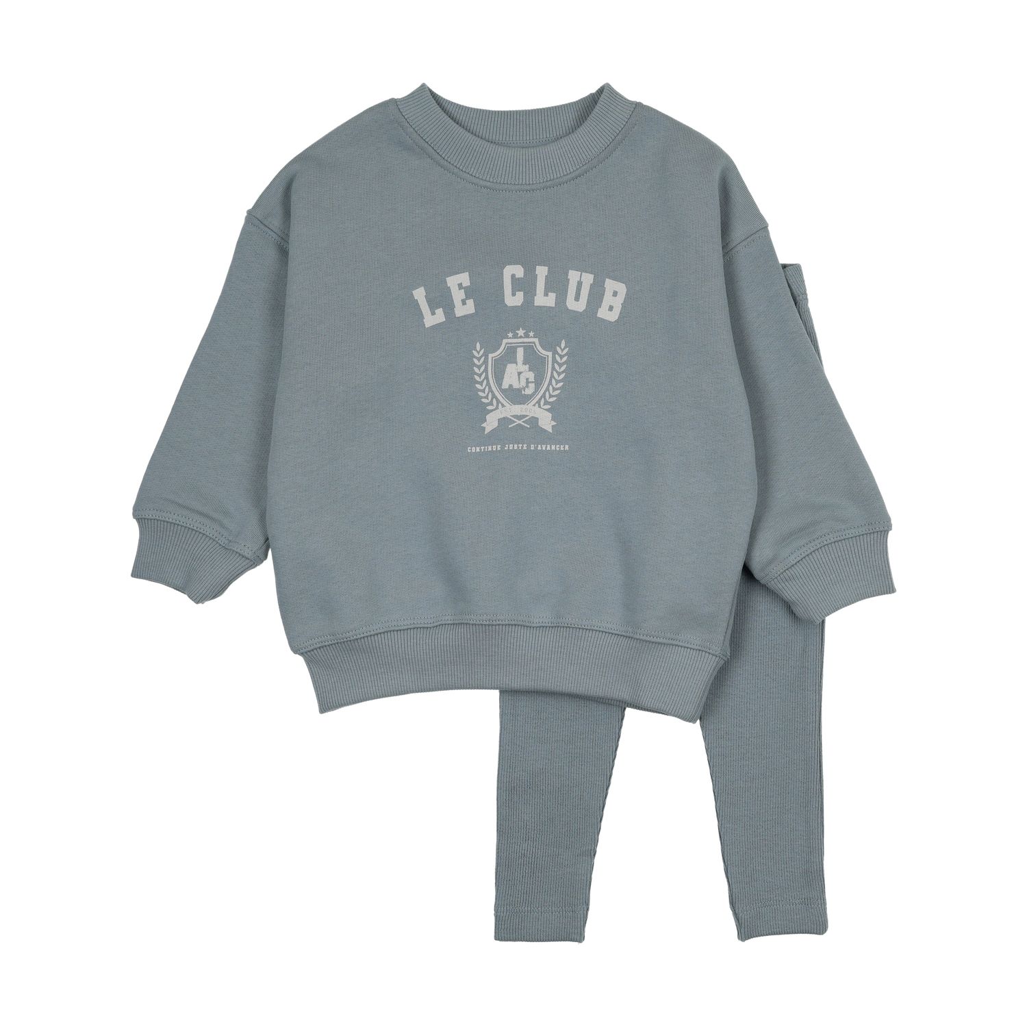 Lil Legs VARSITY CREST BOY SWEATSHIRT SET AF26S508-K AW26