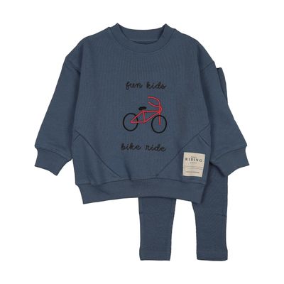 Lil Legs BIKE SWEATSHIRT SET AF26S505-K AW26
