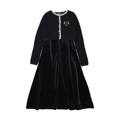 Lil Legs CREST MAXI CARDIGAN SET AF26D213-T AW26