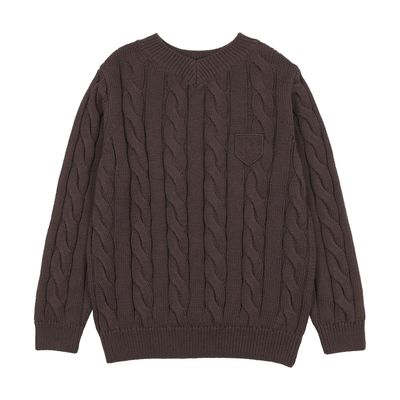 Lil Legs CHUNKY V NECK SWEATER AF26S529-K AW26